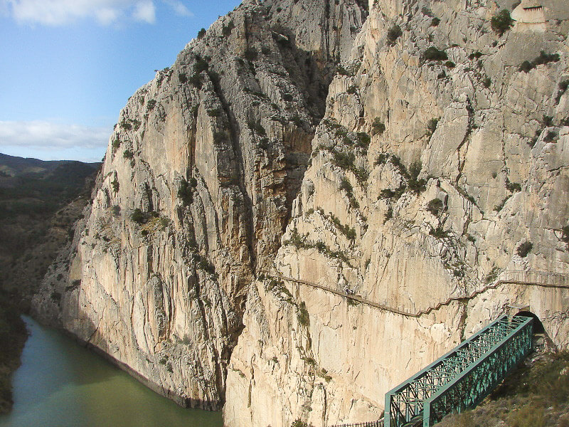 Uscita del Caminito a El Chorro