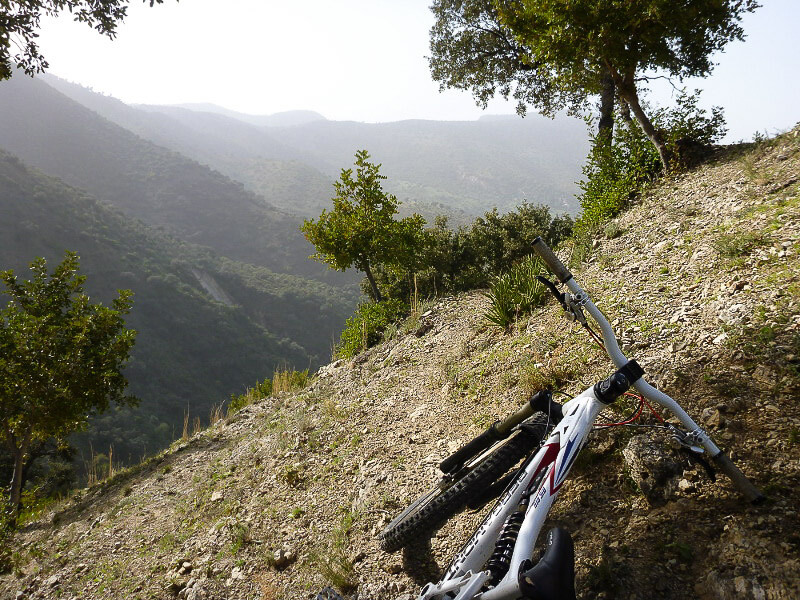Mountain bike a Grazalema, Spagna