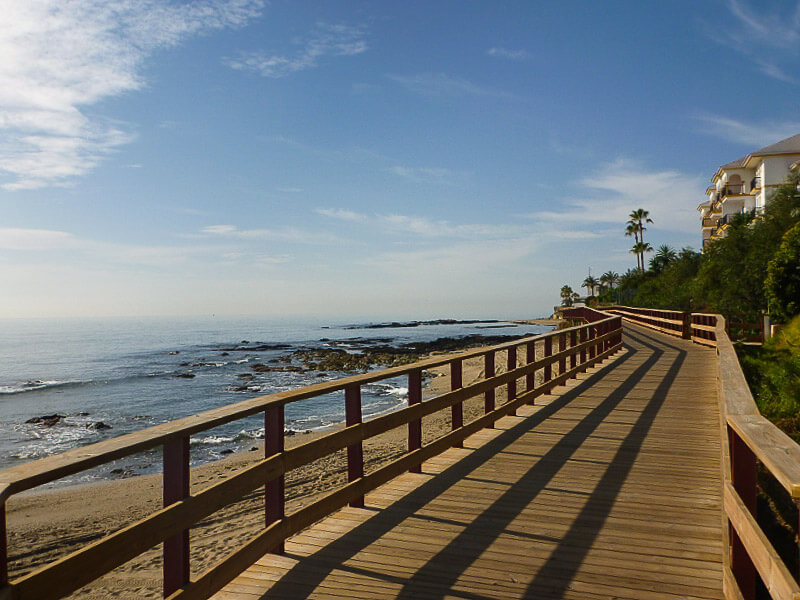 La Senda Litoral vicino a Mijas in Andalusia