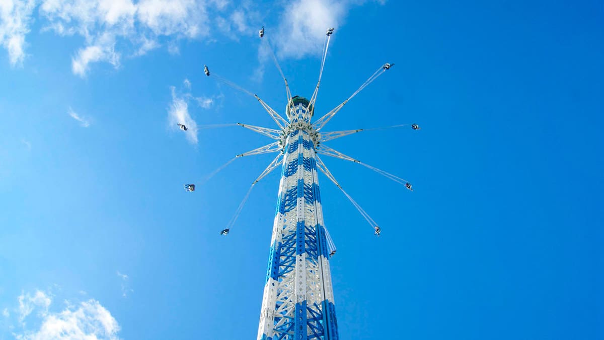 Campeggio nei parchi a tema: divertimento per tutta la famiglia 27 L'Allgäuflieger dello SkylinePark, un parco divertimenti in Germania