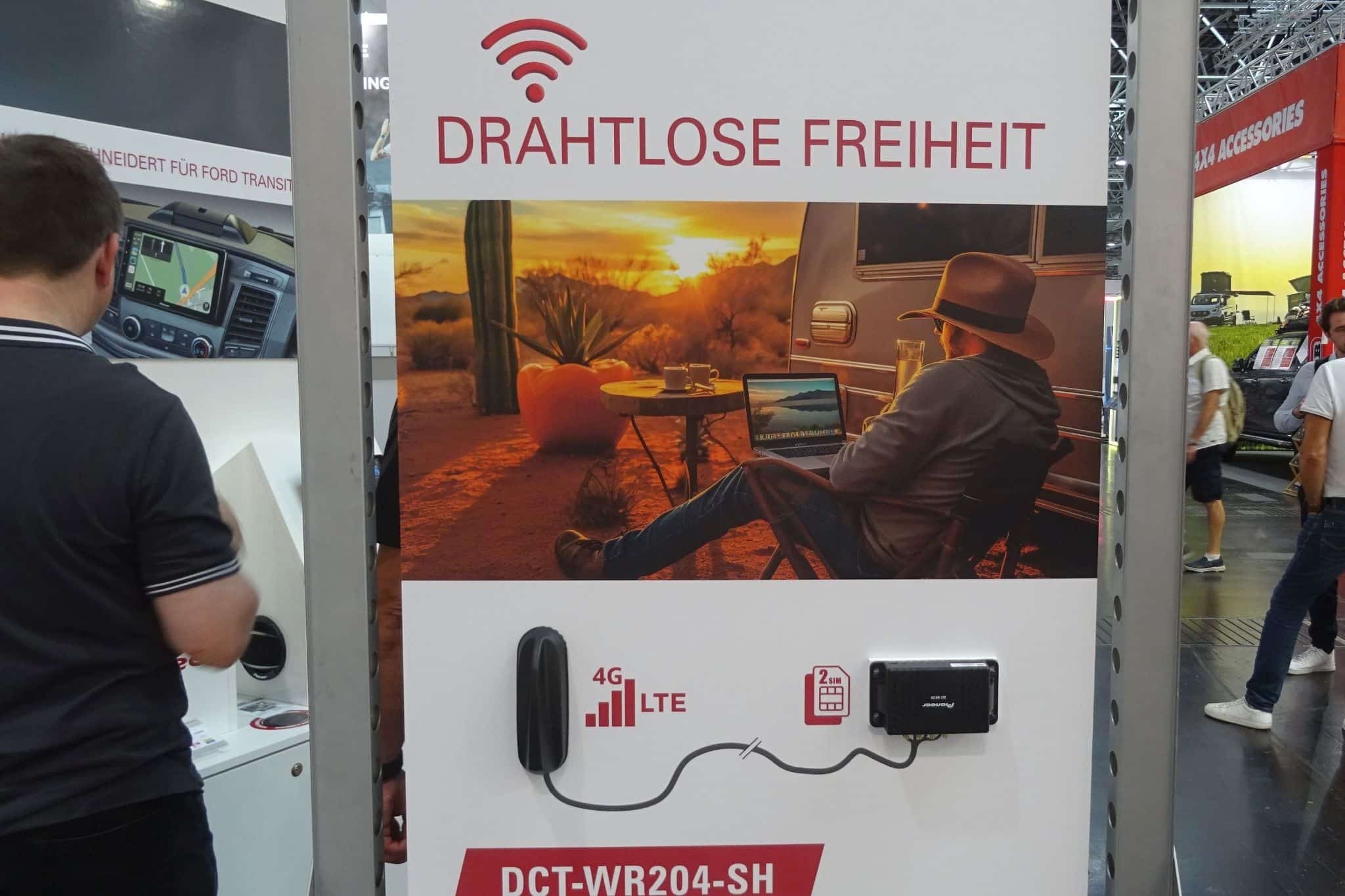 Pioneer DCT-WR204-SH (2024) – Router Wi-Fi 4G con antenna per la migliore connessione in viaggio