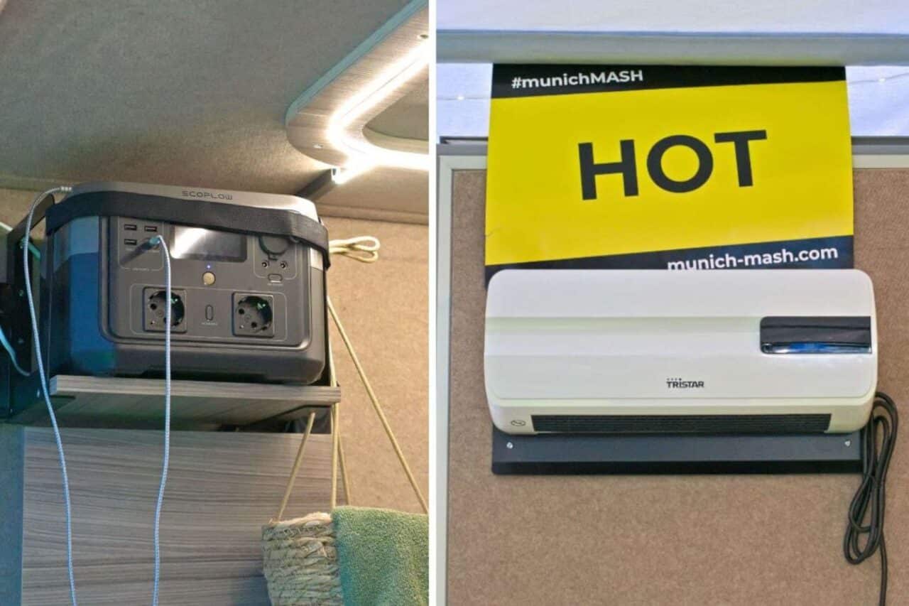 7even50 Mini-Travel (2025) - Mini caravan con tenda sul tetto e fino a 5 posti letto 10 7even50 technik caravan salon 2024 c jalil landero flores