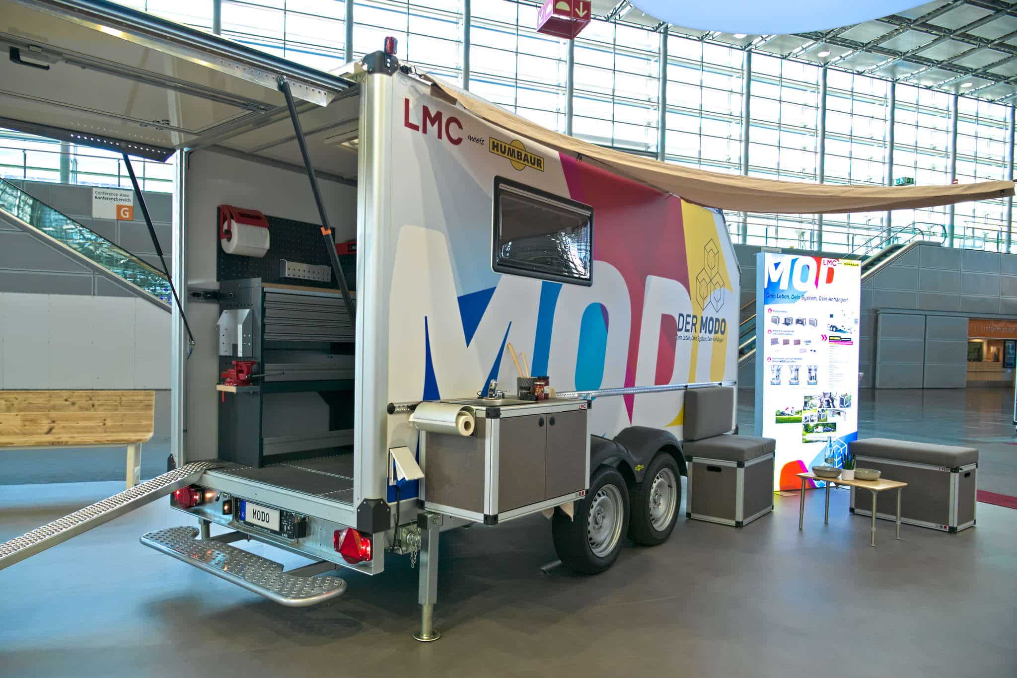 LMC Modo (2025): Roulotte modulare con sistema modulare basato su Humbaur