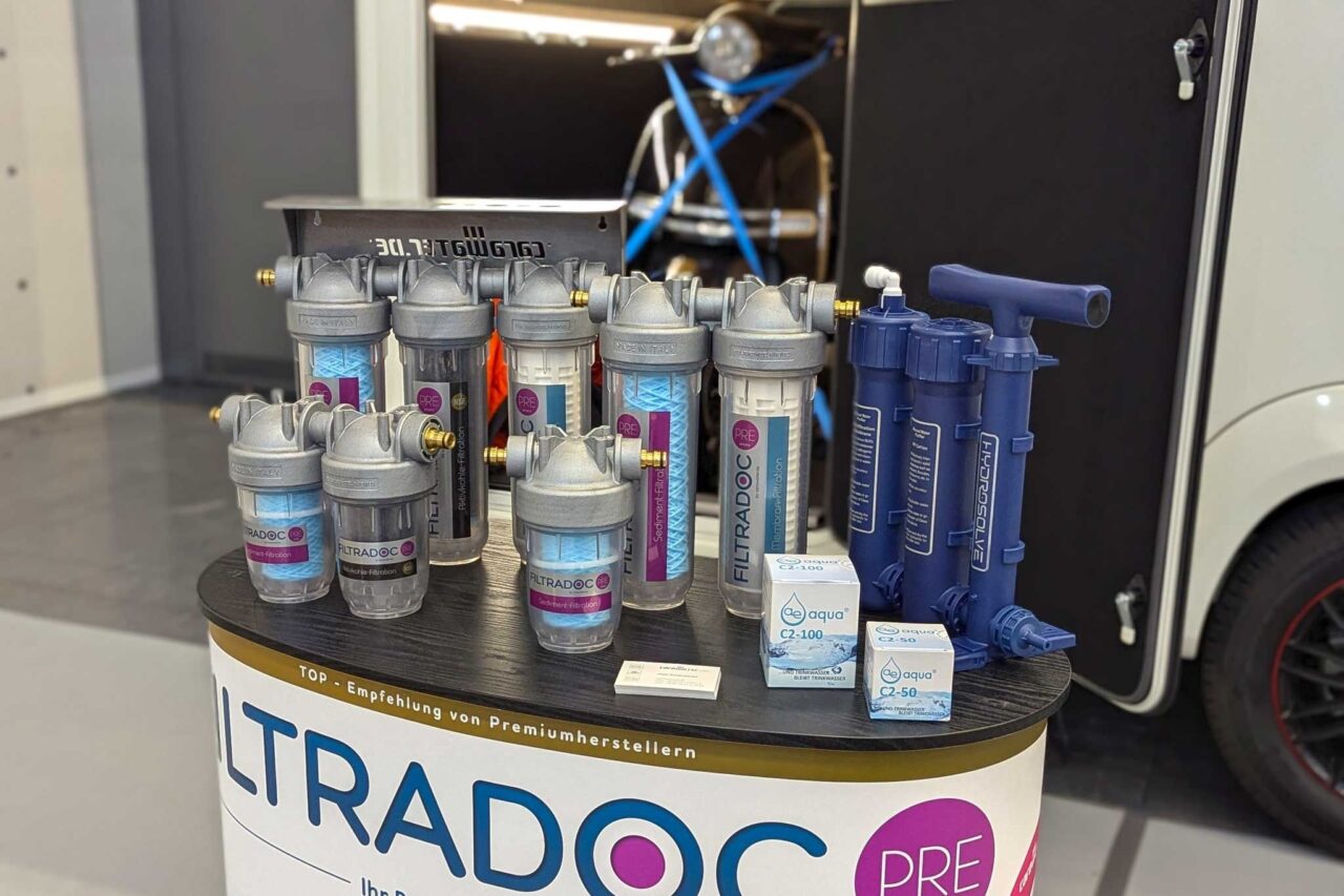 Sistemi di filtraggio dell'acqua Carawater per una maggiore autosufficienza e sostenibilità in camper 2 carawater filter